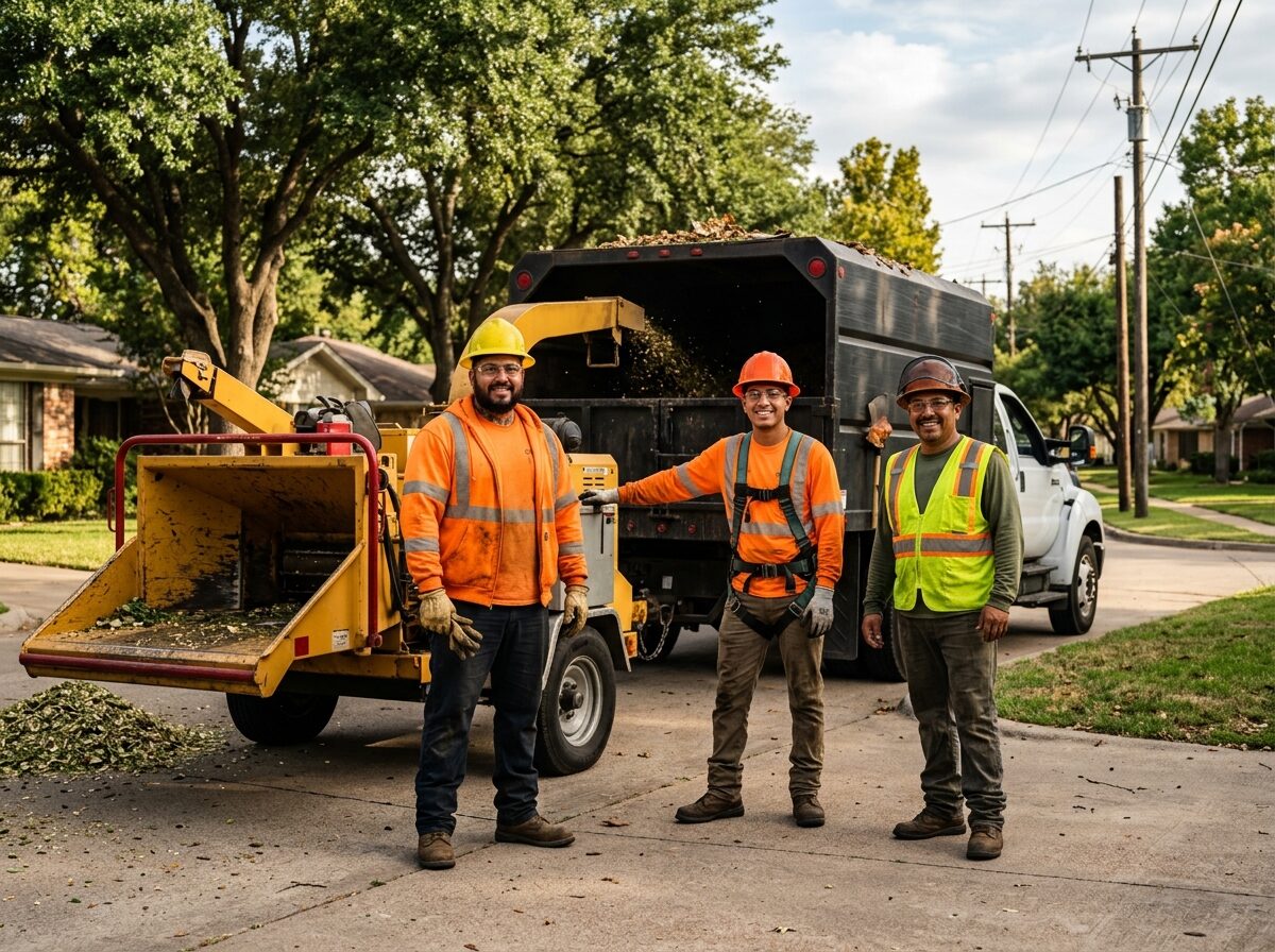 El equipo de Woodpecker Arellano Tree Services